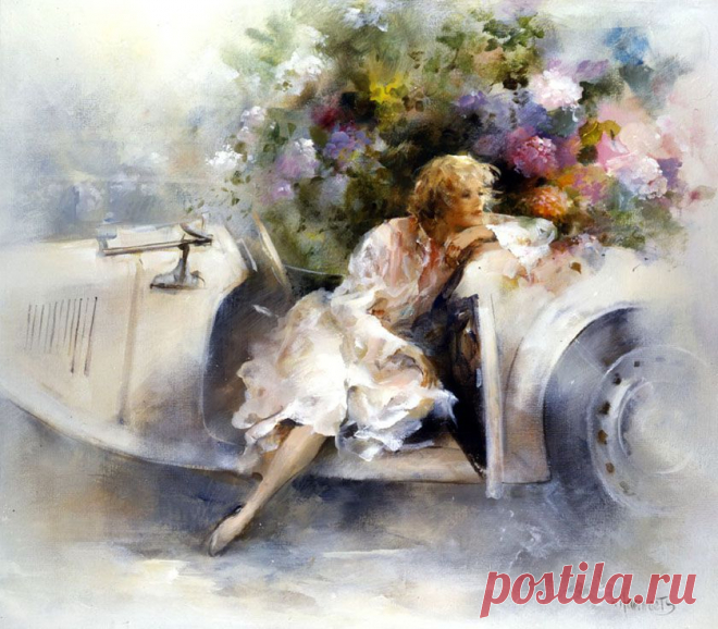 О тебе одной. Художник Willem Haenraets..