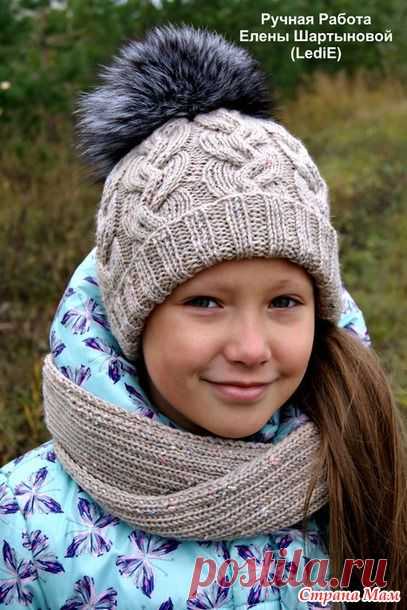Шапка Alpine от Ирины Дмитриевой + снуд - Вязание - Страна Мам
