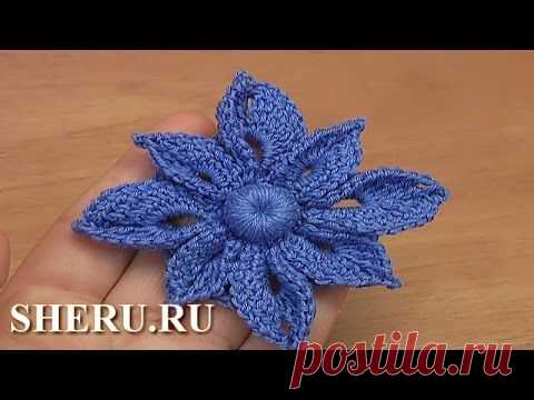 Элемент ИК: Цветочный мотив крючком