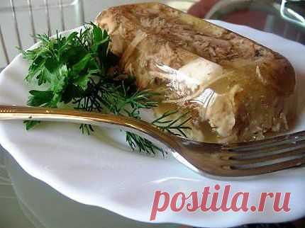 Холодец из курицы.