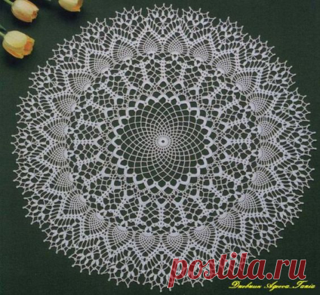Три варианта одной салфетки.