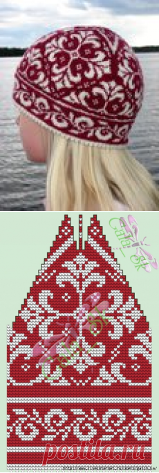 Жаккардовая шапочка