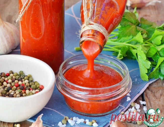 Домашний кетчуп из томатной пасты – кулинарный рецепт