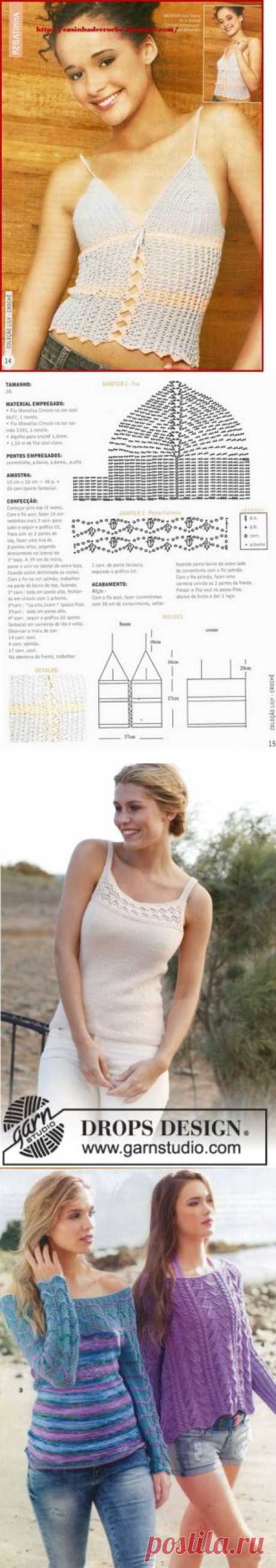 Вязание спицами и крючком. Обучение вязанию. Модели для вязания.