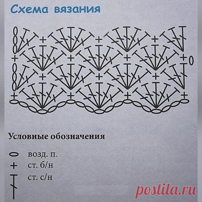 Нежный пледик крючком