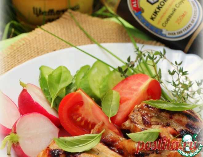 Уколотый шашлык из ножек – кулинарный рецепт