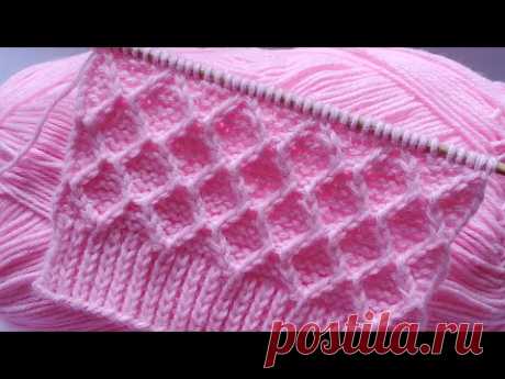 HERMOSO PUNTO TEJIDO A DOS AGUJAS o palitos | TEJIDOS ROSSY 💗