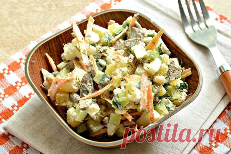 Салат с куриной печенью - 10 вкусных рецептов пошагово (с фото)