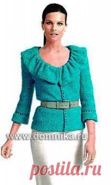 Жакеты » Вязание крючком и спицами схемы и модели