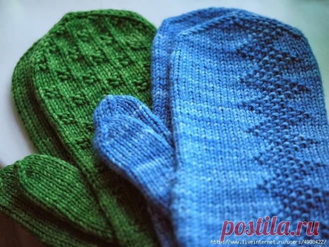 Варежки спицами. Просто и красиво - идеи для вязания..