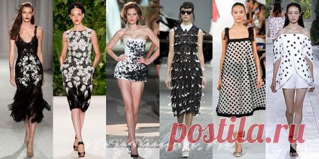 Горячие тренды весна-лето 2014: Черно-белый контраст