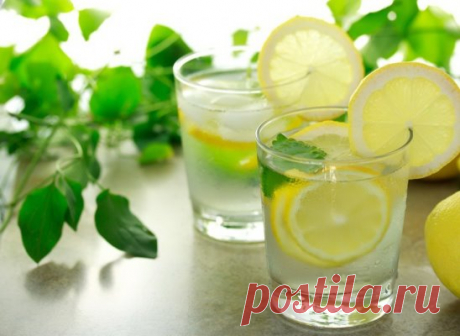Вода с лимоном натощак