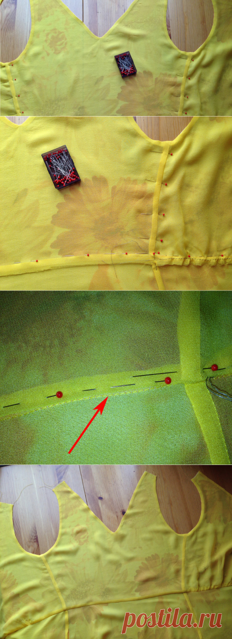 Платье, отрезное по талии: как соединить двойной лиф с юбкой — Мастер-классы на BurdaStyle.ru