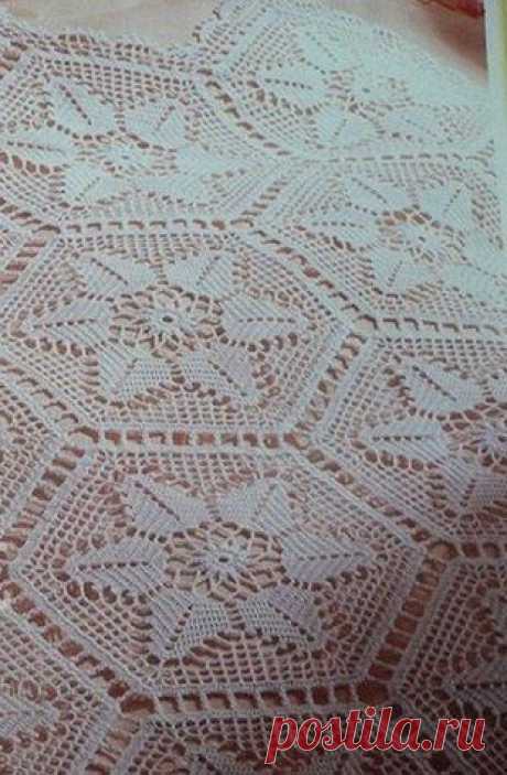 Вязать крючком покрывало. Схема вязаного покрывала | Handmade24