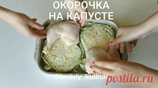 Окорочка на капусте! Так вы ещё не готовили! | Ленивый кулинар | Яндекс Дзен