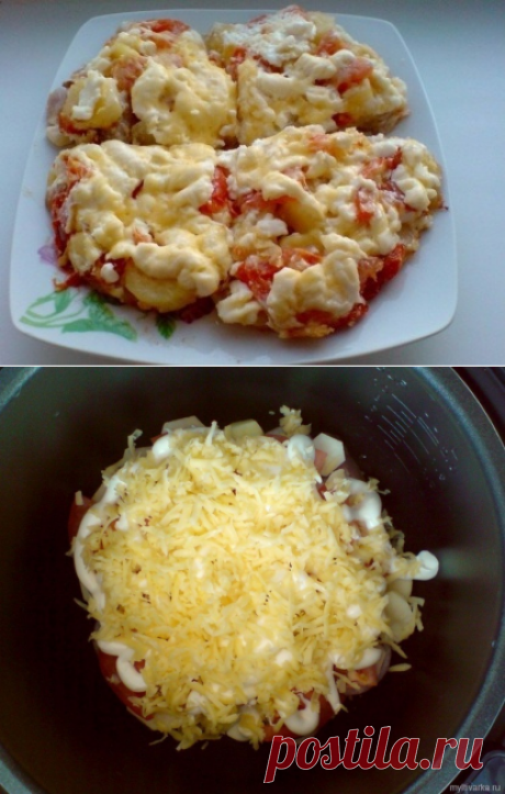 Сочное мясо по-французски в мультиварке - Простые рецепты Овкусе.ру