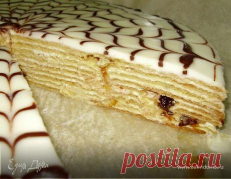 Медовик с черносливом. Ингредиенты: мед, сода, сахар | Официальный сайт кулинарных рецептов Юлии Высоцкой