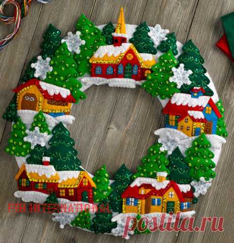Ёлочки из фетра - Домашний hand-made