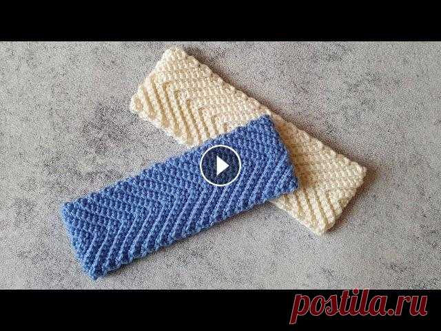 ХИТ сезона! СТИЛЬНАЯ ПОВЯЗКА на голову КРЮЧКОМ! Crochet Headband Из этого видео вы узнаете, как связать стильную повязку на голову крючком. Такая повязка будет отлично смотреться как на девочках, так и на женщинах п...