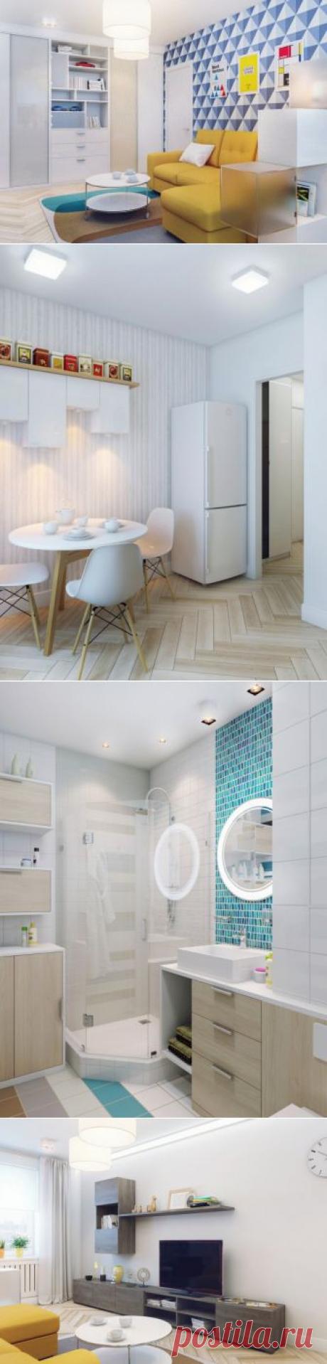 Как бюджетно обустроить однушку: проект в Москве | Школа Ремонта