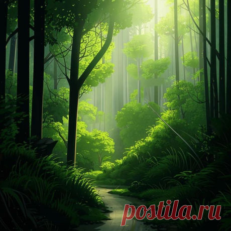 Лес