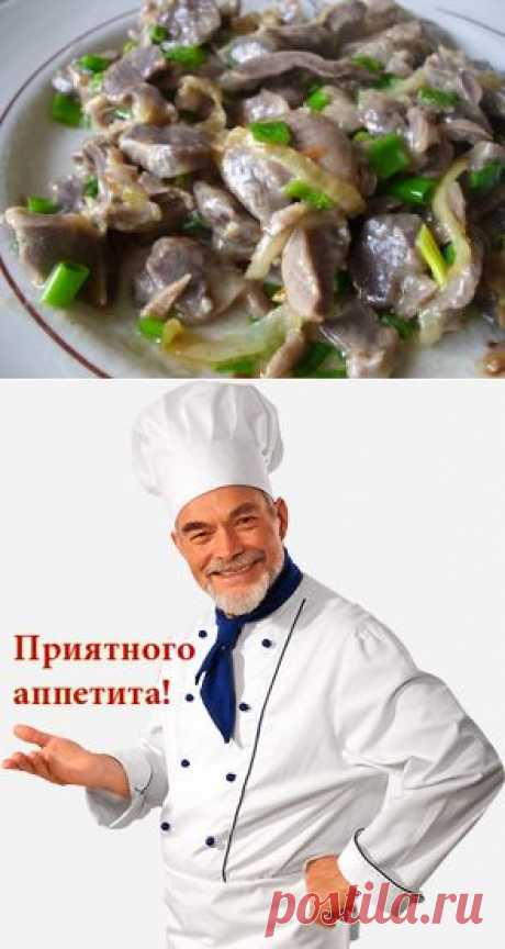 Куриные желудки в соевом соусе