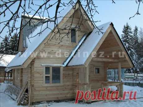 Дачный дом 6х6м из профилированного бруса