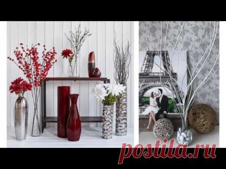Как сделать декоративные ветки для вазы. How to make decorative branches for a vase