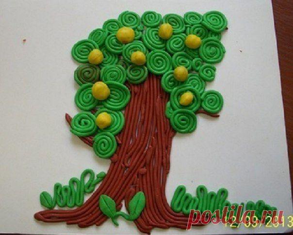 АППЛИКАЦИИ ИЗ ПЛАСТИЛИНОВЫХ ЖГУТИКОВ