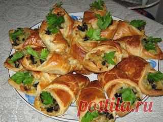 Самые вкусные рецепты: Грибные кулечки
