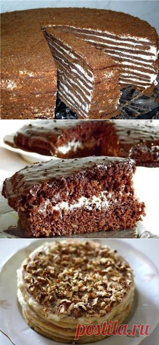 Лучшие кулинарные рецепты: Торты