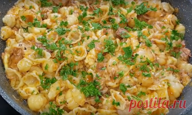 Вкуснейшие макароны к ужину