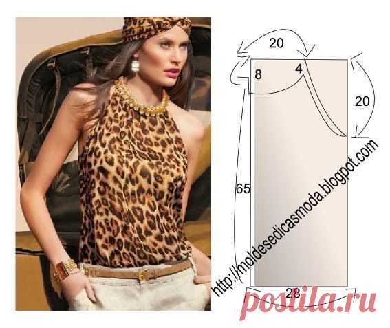 Moldes Moda por Medida: BLUSA FÁCIL DE FAZER - 25