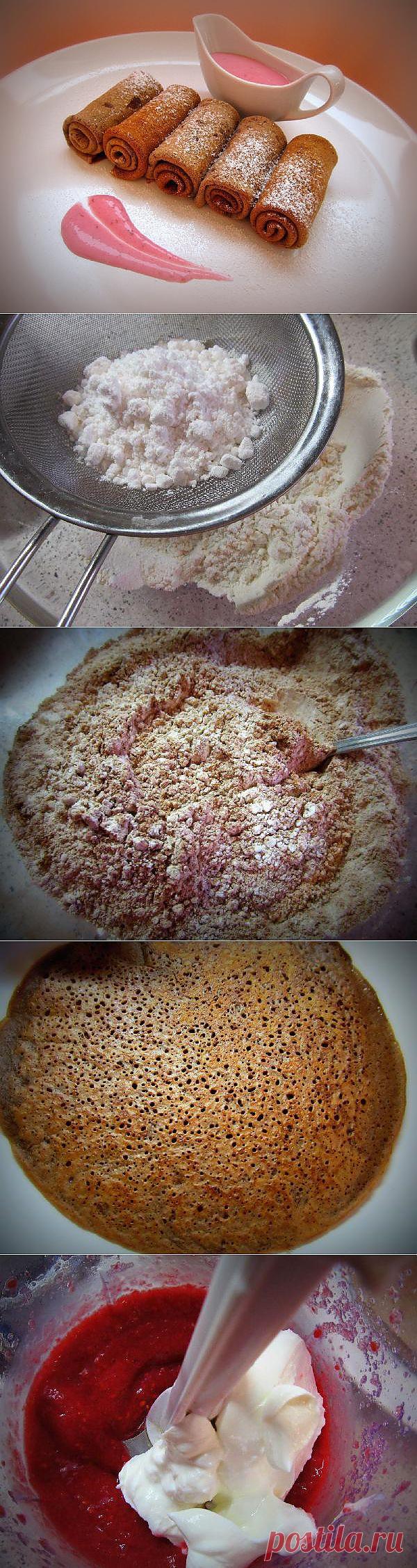 Шоколадные блины &mdash; рецепт с пошаговыми фото. Foodclub.ru