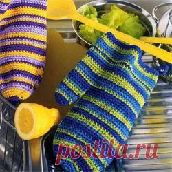 разноцветные рукавички