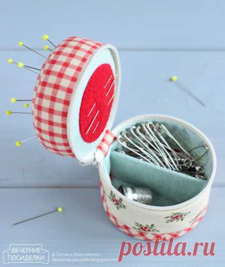Игольница - органайзер / Sewing organizer - pincushion - Вечерние посиделки
