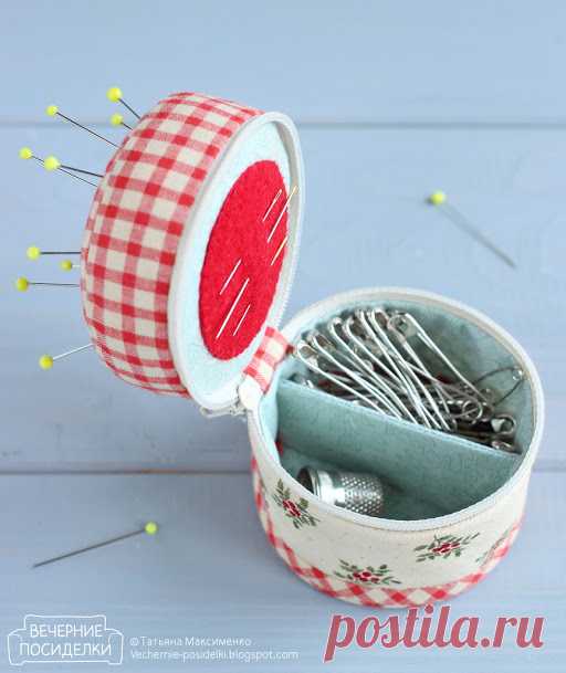 Игольница - органайзер / Sewing organizer - pincushion - Вечерние посиделки