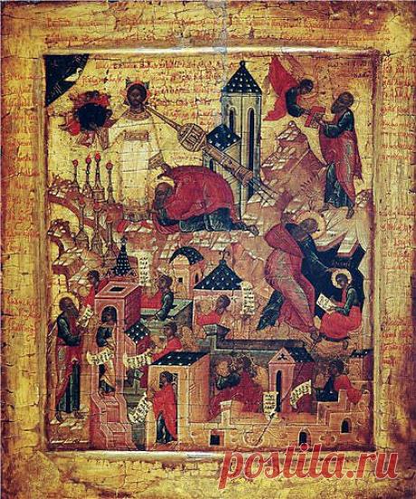 Икона Страшного суда — православная икона, изображающая грядущий конец света — вселенский Страшный суд, который будет осуществлён Иисусом Христом во время его Второго пришествия[1]. На ней изображаются картины конца мира, последнего суда над всем человечеством, воскресения мёртвых, сцены адских мучений нераскаянных грешников и райского блаженства праведников.