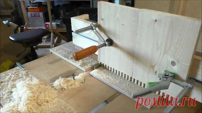 Box Joint jig - Шипорезное приспособление