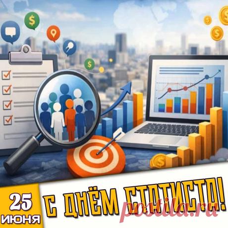 Множество графиков, цифр, процентов —
Статистика вами ведется всегда!
Желаю в работе вам ярких моментов,
А также успешного только труда! Открытки на День работников статистики!
