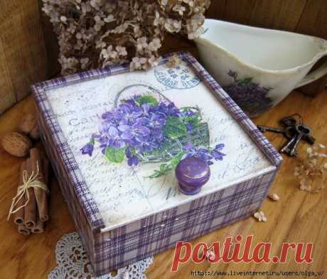 Декупаж из интернета.