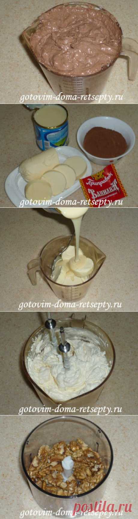 Шоколадный крем для торта