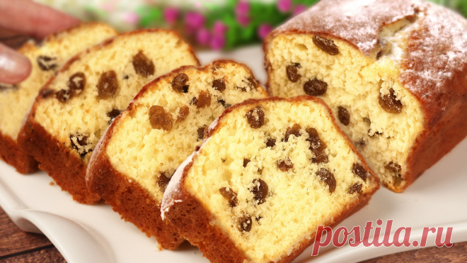 Творожный, мягкий и невероятно вкусный Пирог (кекс):