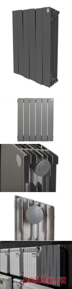 Радиатор Royal Thermo PianoForte Noir Sable 500 x1  01 секция  биметаллический (артикул: Т-027868) в Москве