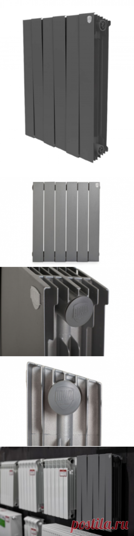 Радиатор Royal Thermo PianoForte Noir Sable 500 x1  01 секция  биметаллический (артикул: Т-027868) в Москве