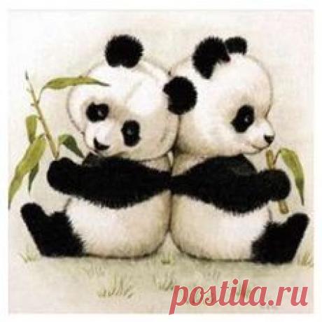 DIY 5D Embroidery Lovely Panda Diamond Painting Handmade Cross Stitch Craft