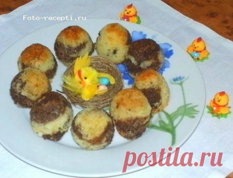 Пасхальные кексы в яичной скорлупе | Домохозяйка