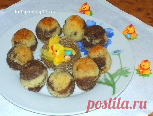 Пасхальные кексы в яичной скорлупе | Домохозяйка