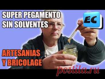 SECRETO REVELADO, SUPER PEGAMENTO para manualidades y artesanias SIN SOLVENTES!