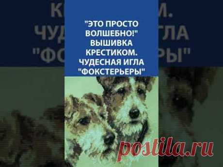 &quot;Это просто волшебно!&quot; Вышивка крестиком. Чудесная Игла &quot;Фокстерьеры&quot;